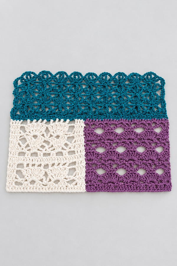 gorgeous crochet pattern made using only chain stitches (7)