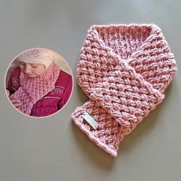 how to crochet a scarf with an original and beautiful pattern. (7)