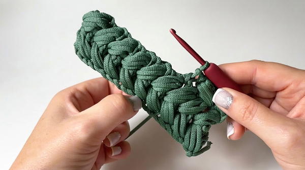 marshmallow purse made of cord (6)